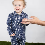 LS Polo Romper - Adventure Awaits