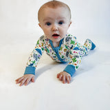 Convertible Zip Pajamas - Ocean Friends
