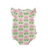 Flutter Bubble - Pink Block Flower