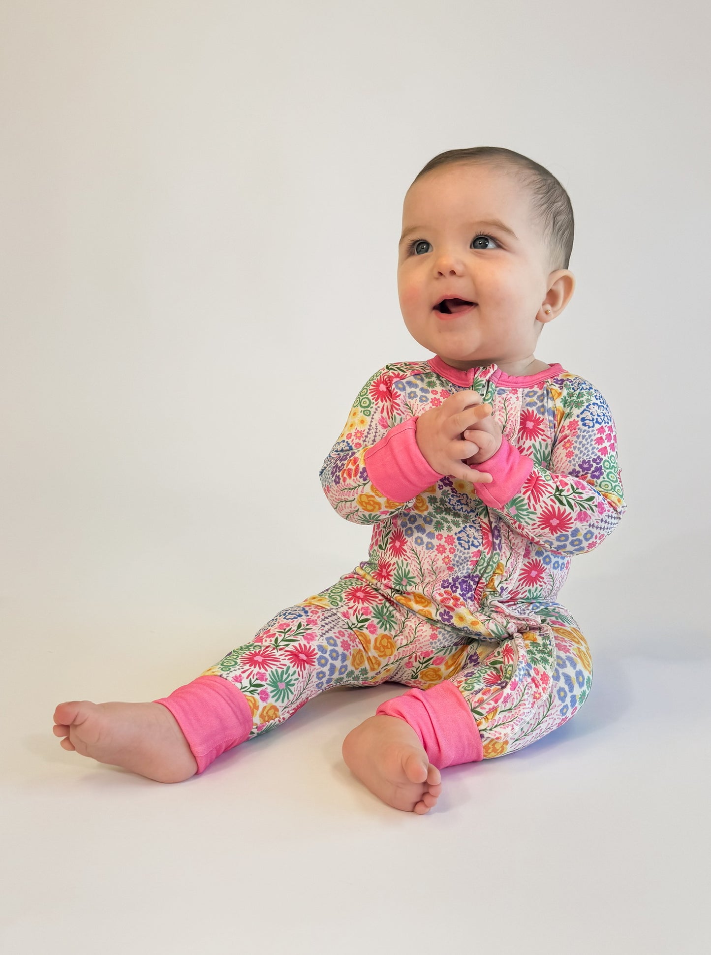 LS Zip PJ- Flower Fields