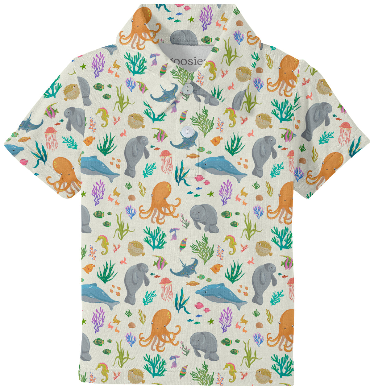 SS Polo Shirt - Ocean Friends