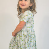 SS Pocket Dress - Hydrangeas