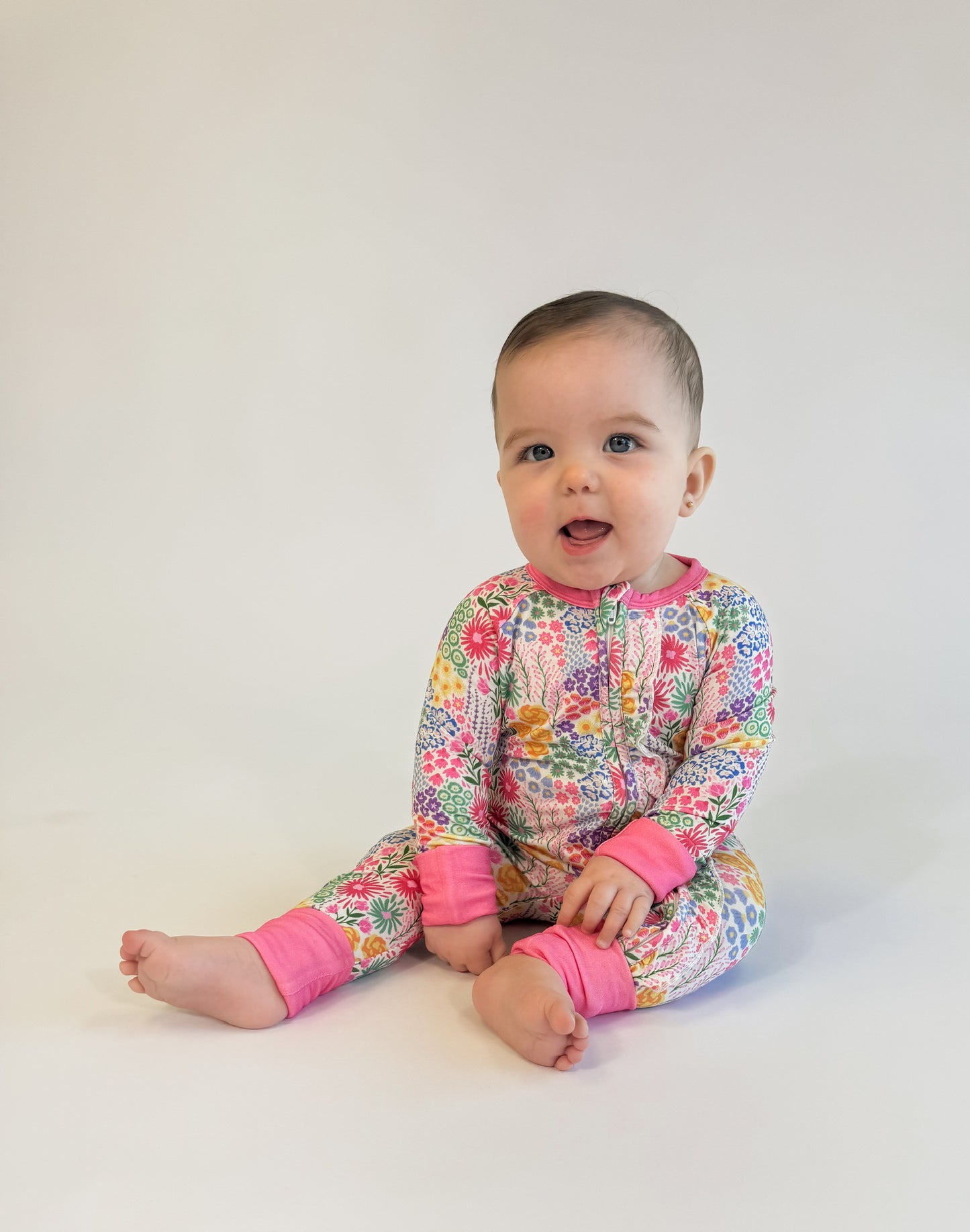 LS Zip PJ- Flower Fields
