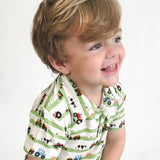 SS Polo Shirt - Farm Stripes