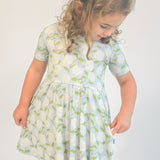 SS Pocket Dress - Hydrangeas