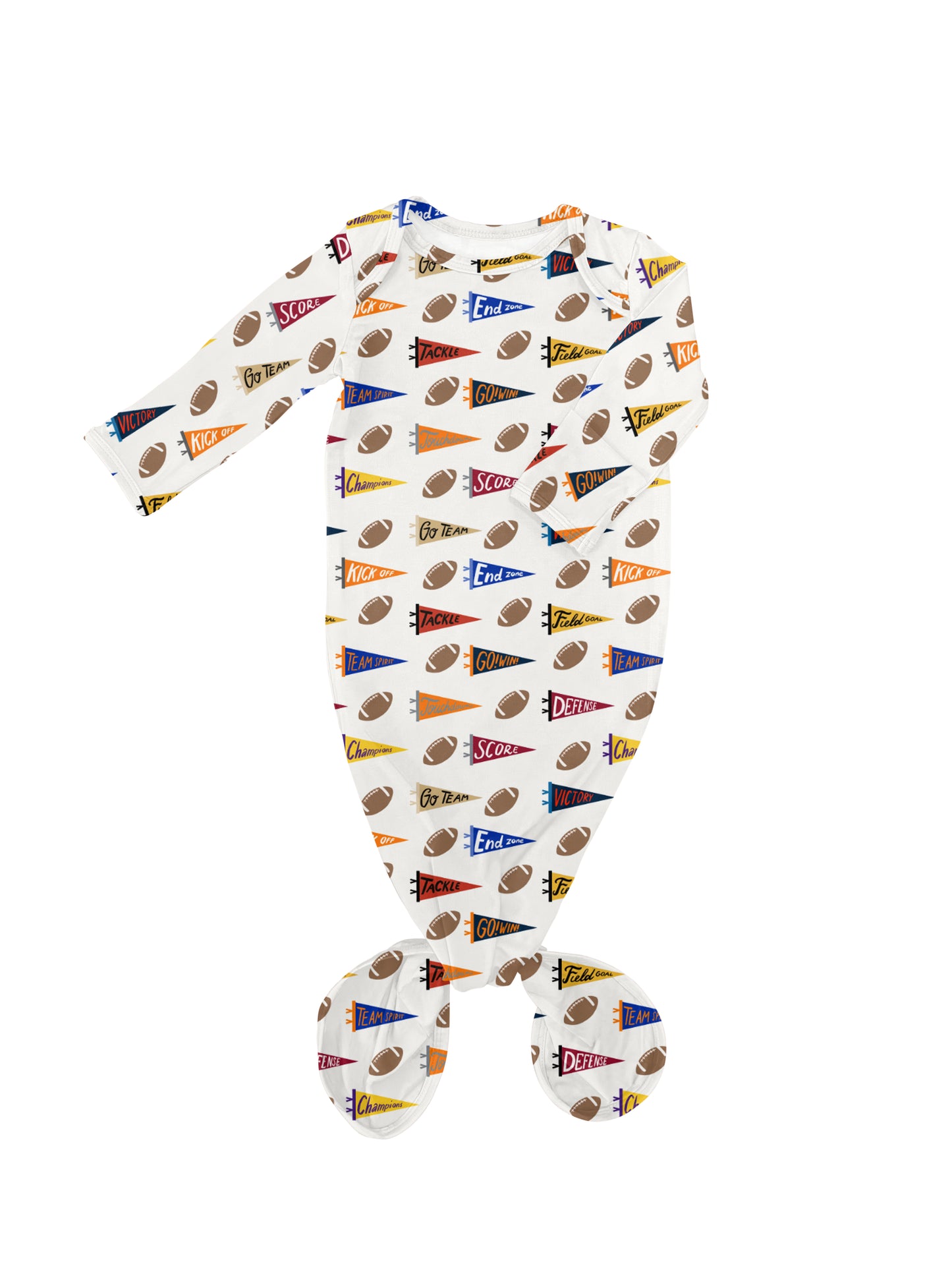Knotted Gown - Varsity Flags