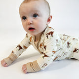 Convertible Zip Pajamas - Longhorns