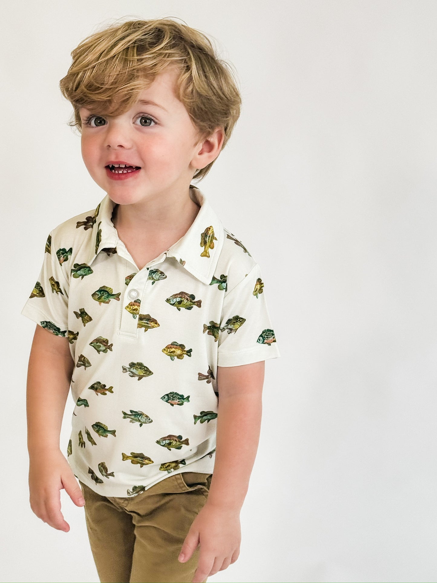 SS Polo Shirt - Lake Fish