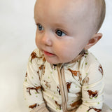 Convertible Zip Pajamas - Longhorns
