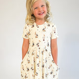 SS Pocket Dress - Pelicans (Final Sale)