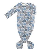 Knotted Gown - Watercolor Camo