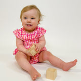 Flutter Bubble - Pink Wavy Plaid FINAL SALE
