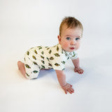SS Polo Romper - Lake Fish