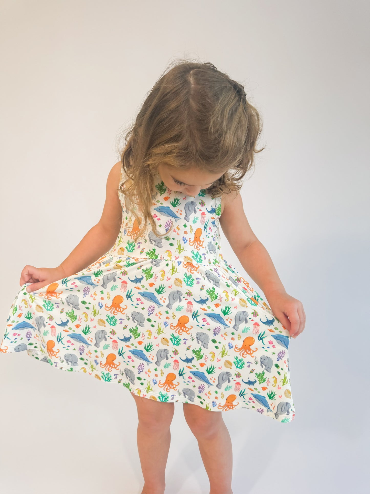 Sleeveless Dress - Ocean Friends