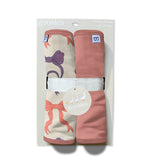 Burp Cloth Set - Bows
