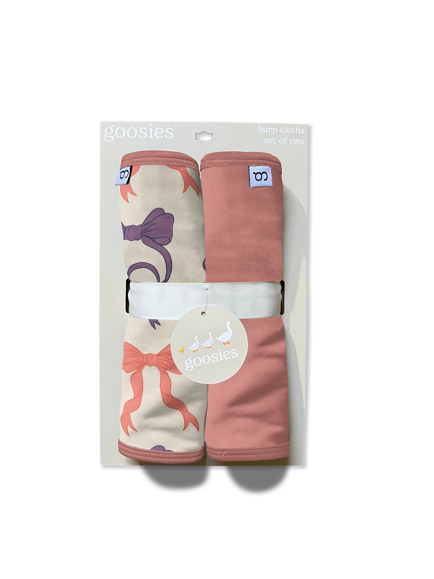 Burp Cloth Set - Bows