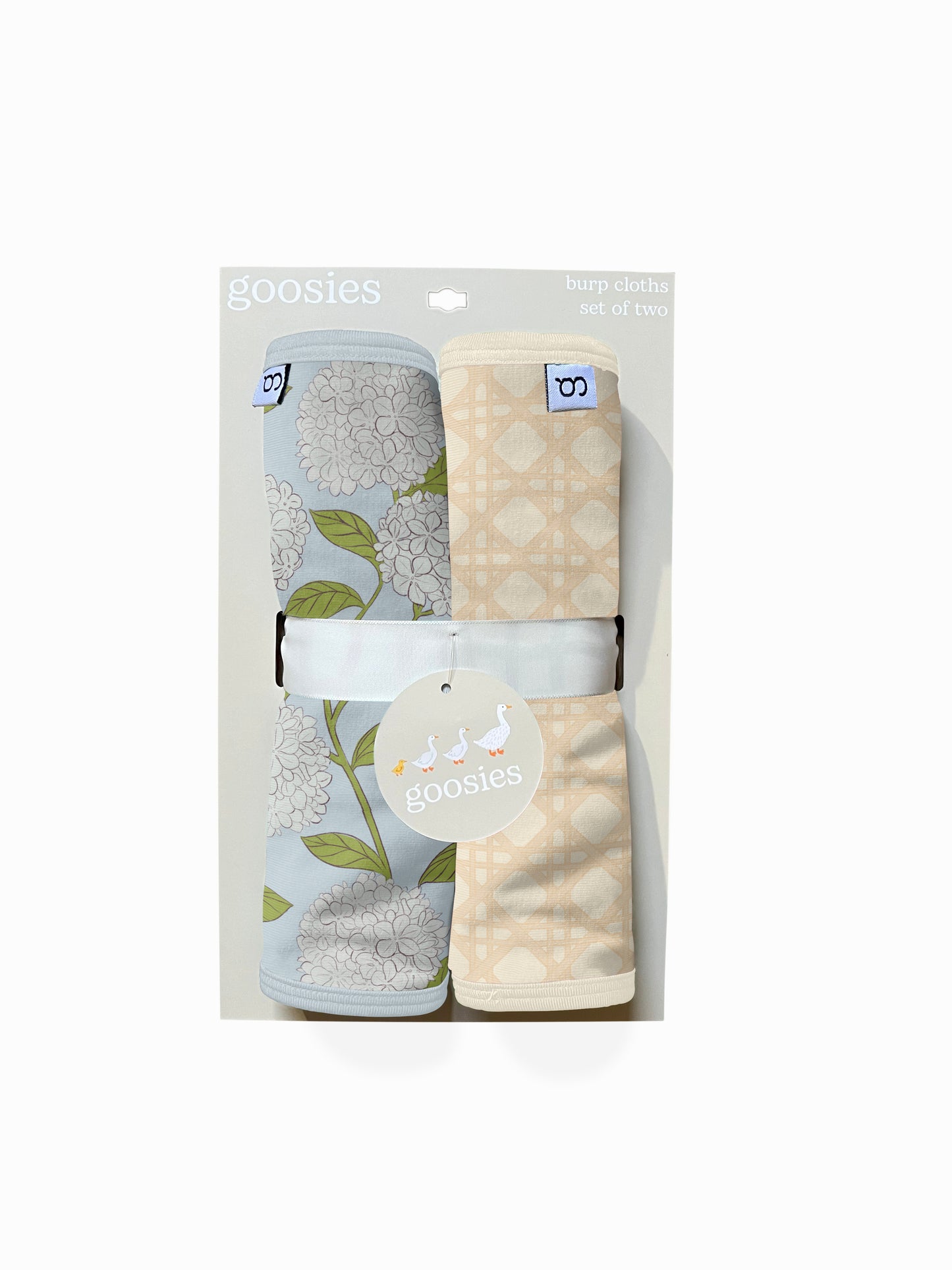 Burp Cloth Set - Hydrangeas