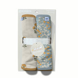 Burp Cloth Set - Marigold Block Print