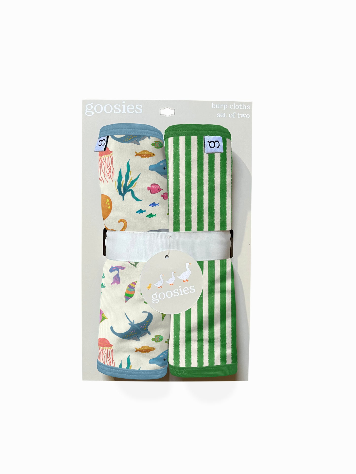 Burp Cloth Set - Ocean Friends
