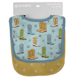 Bib Set of 2 (Boots & Stars)