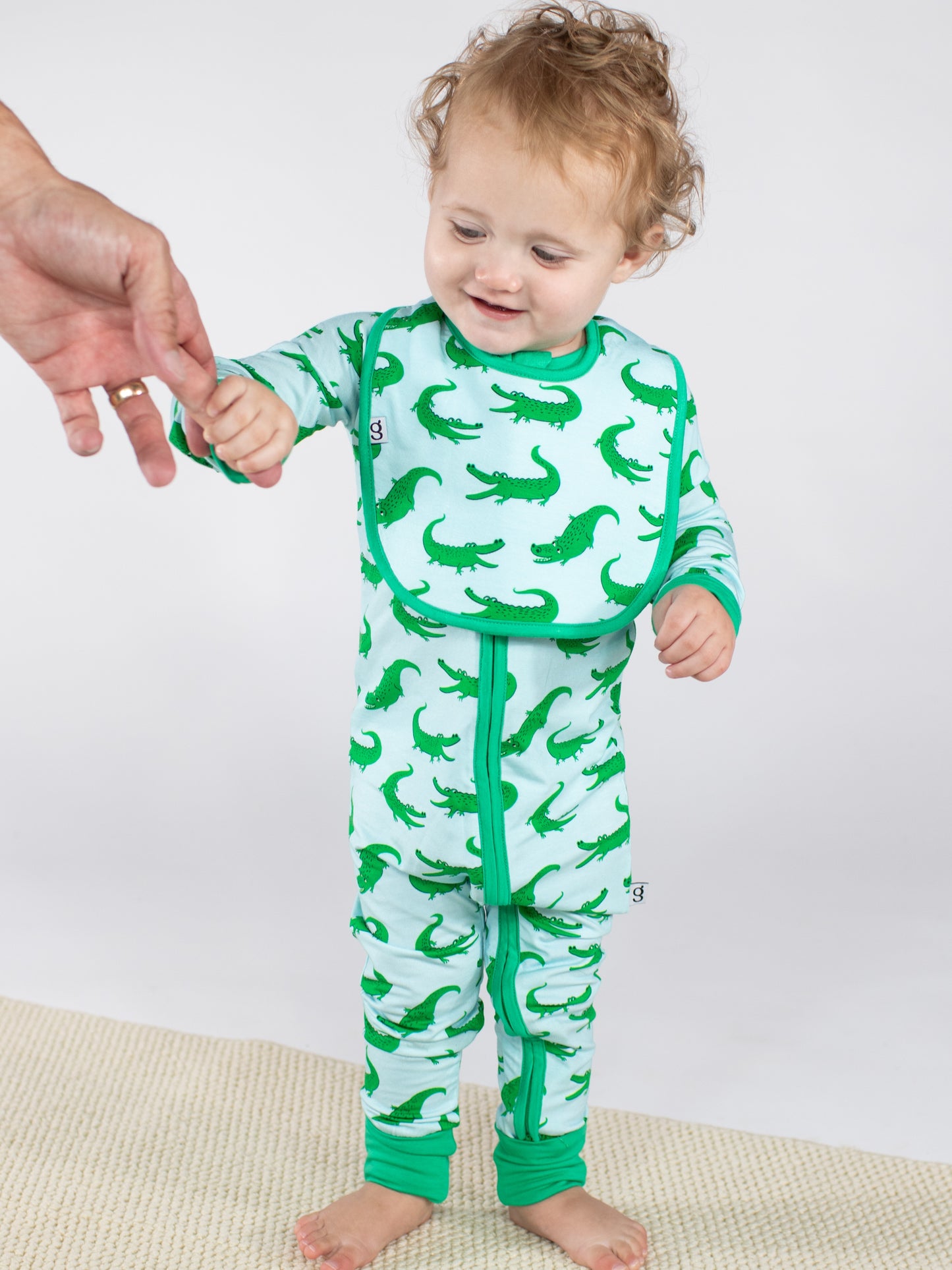 LS Zip PJ- Blue Alligators