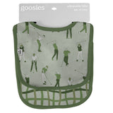 Bib Set of 2 (Golf/Green Wavy Plaid)
