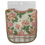 Bib Set of 2 (Magnolias/Tan Wavy Plaid)