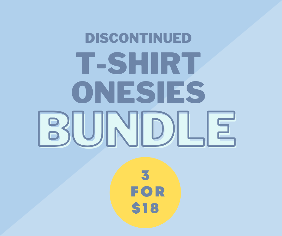 T-shirt Onesies 3-Pack Bundle (Discontinued Boy Prints)