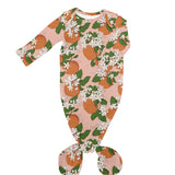 Knotted Gown - Orange Blossoms