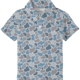 SS Polo Shirt - Watercolor Camo