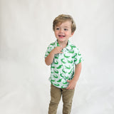 SS Polo Shirt - Blue Alligators