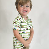 SS Polo Shirt - Farm Stripes