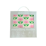 Everything Blanket - Pink Block Flower