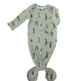 Knotted Infant Gown - Golf Sketch