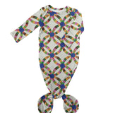 Knotted Infant Gown - Quilt Pink (FINAL SALE)