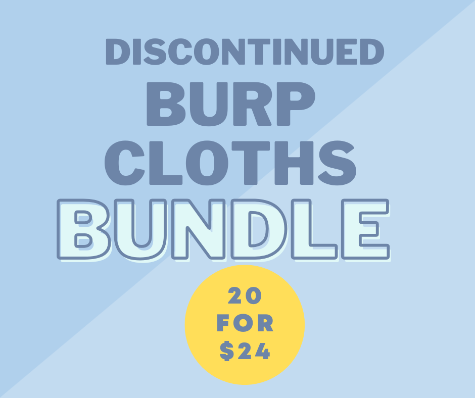 Burp Cloths Bundle (Discontinued Boy Prints)