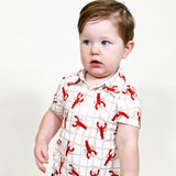Short Sleeve Polo Shirt - Crawfish