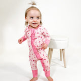 Convertible Zip Pajamas - Ballet