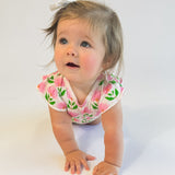 Flutter Bubble - Pink Block Flower