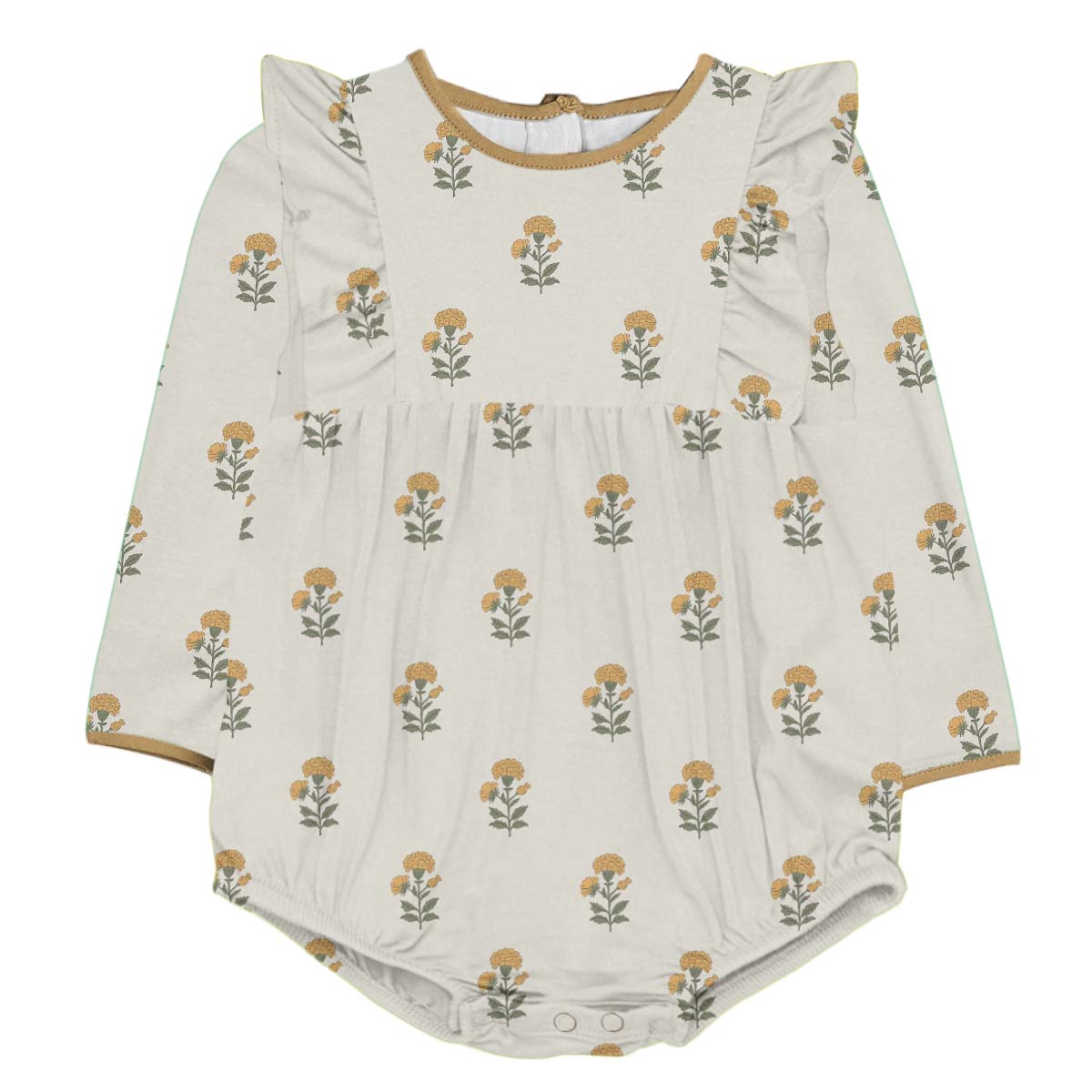 LS Flutter Bubble - Marigold Block Print