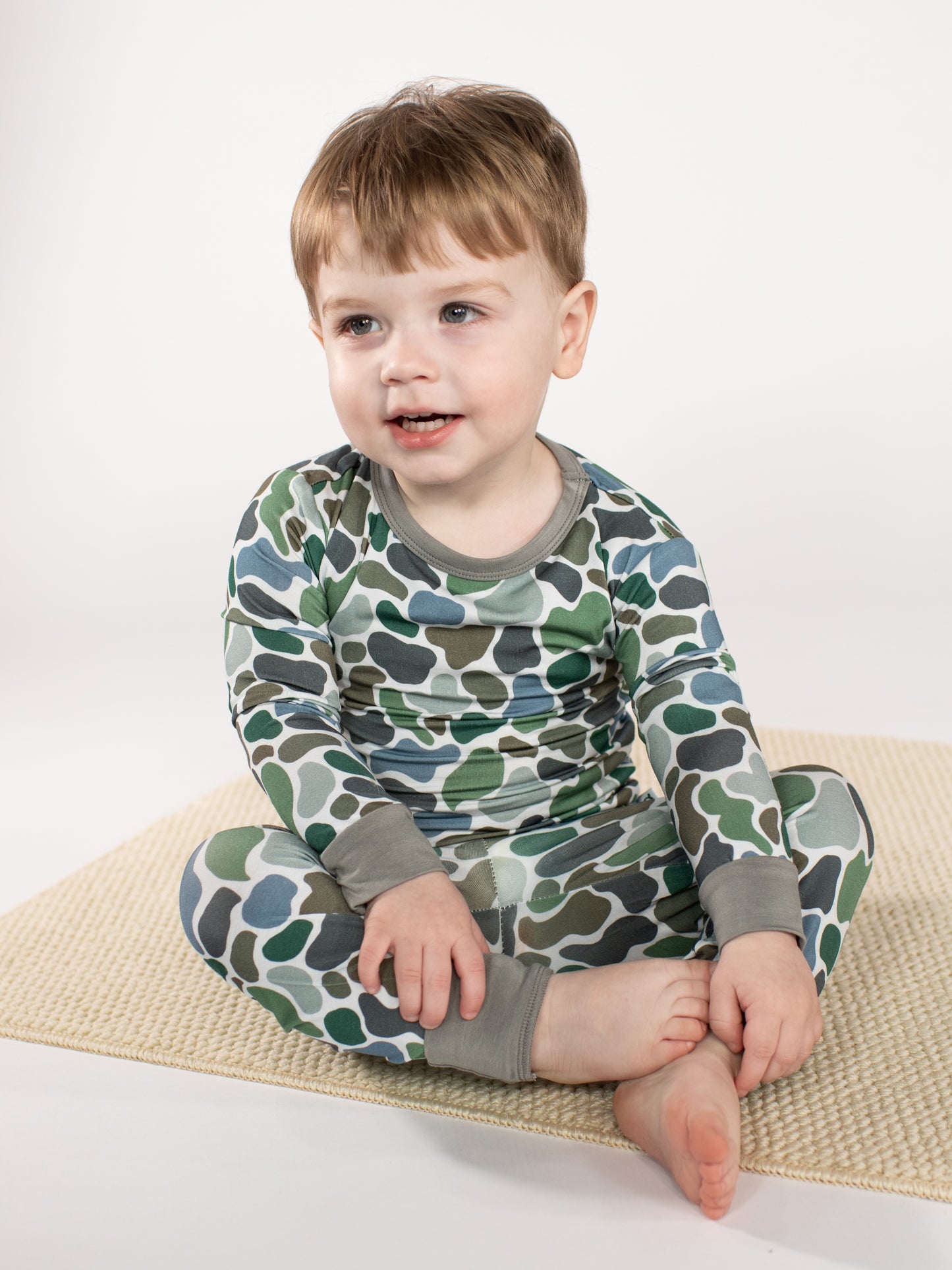 Pebble Camo - Long Sleeve/Pants PJs