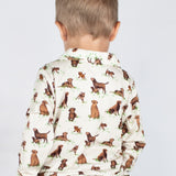 Long Sleeve Polo Shirt - Labradors