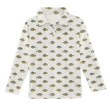 LS Polo Shirt - Lake Fish