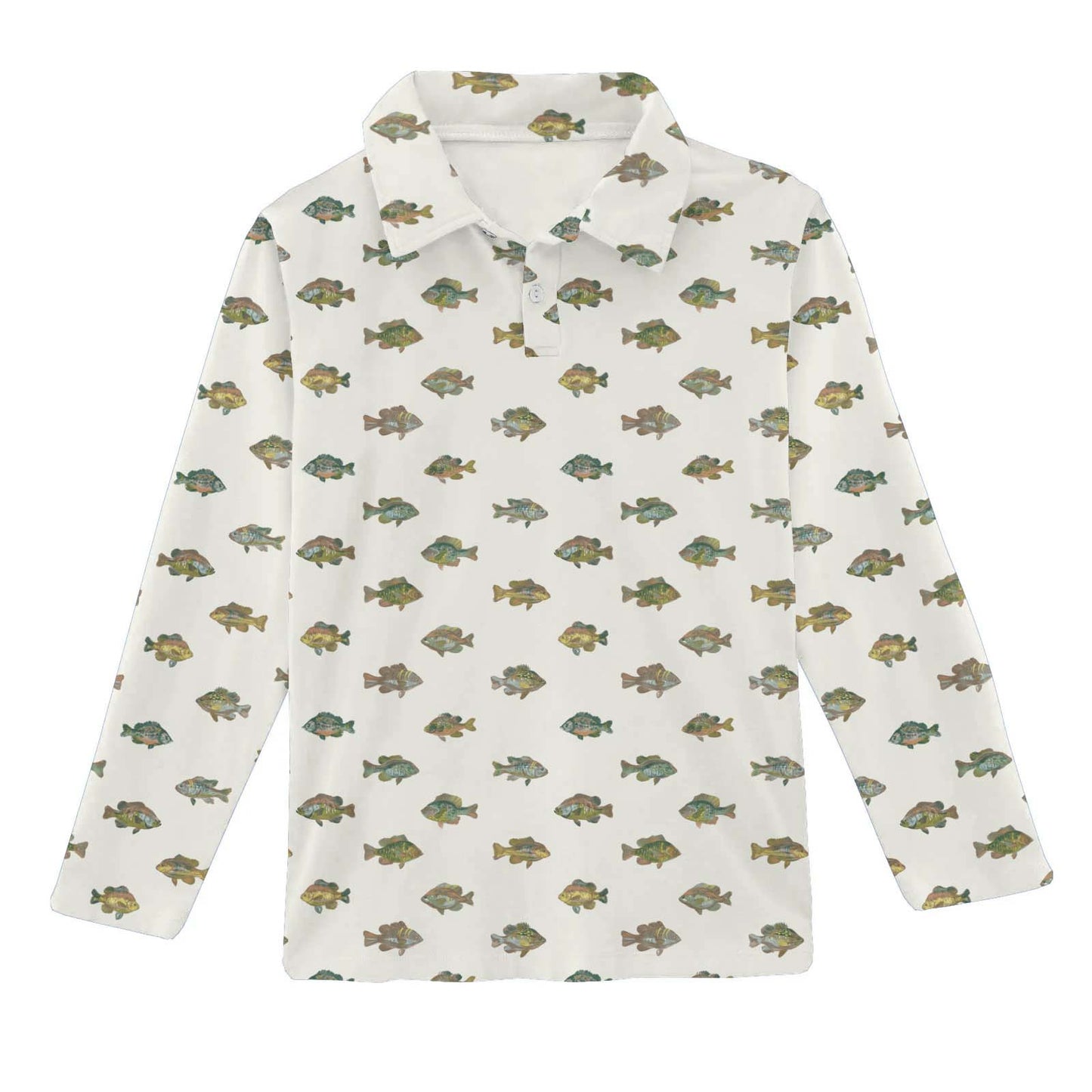 LS Polo Shirt - Lake Fish