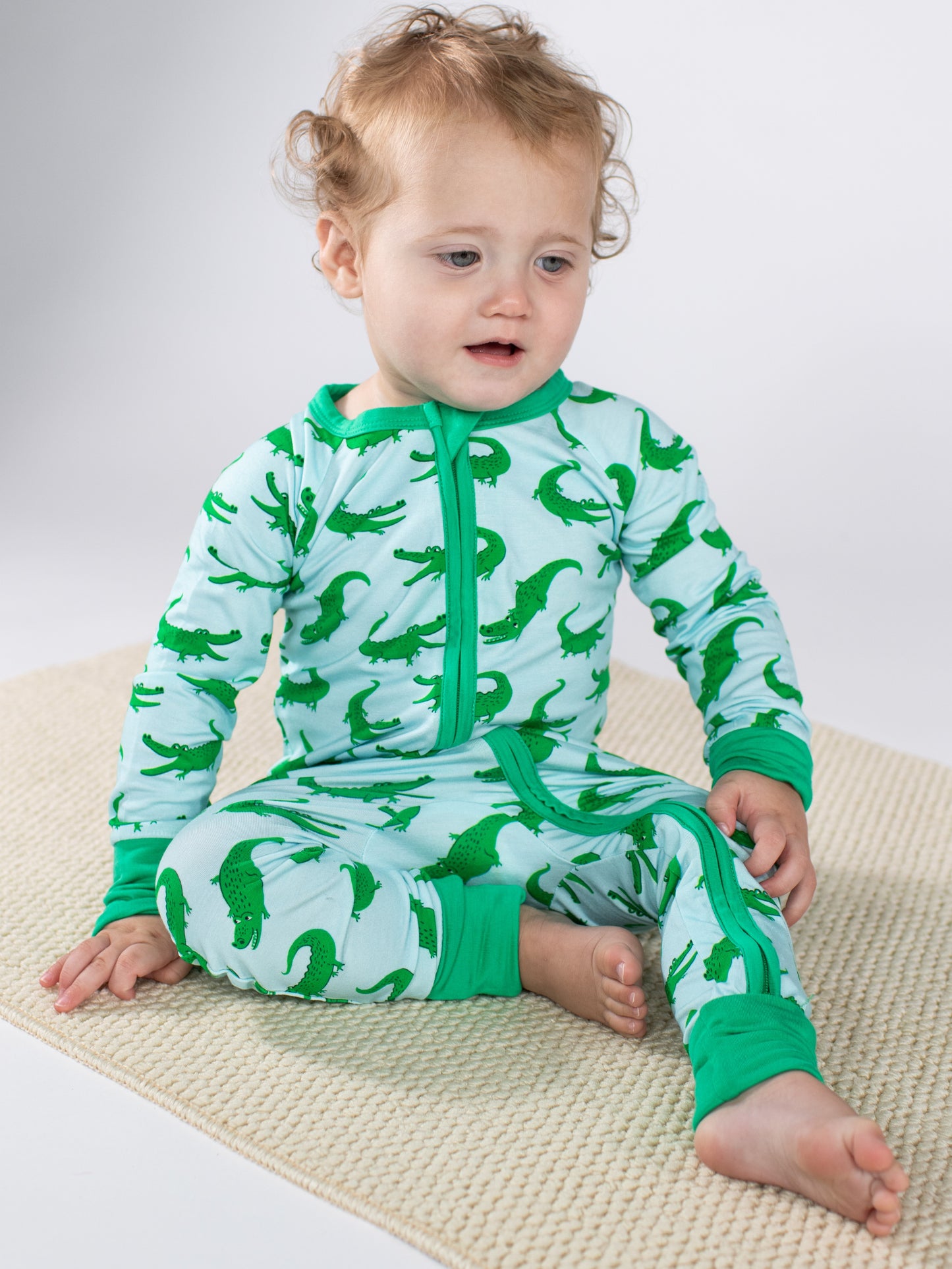 LS Zip PJ- Blue Alligators