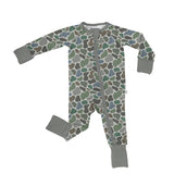 Convertible Zip Pajamas - Pebble Camo