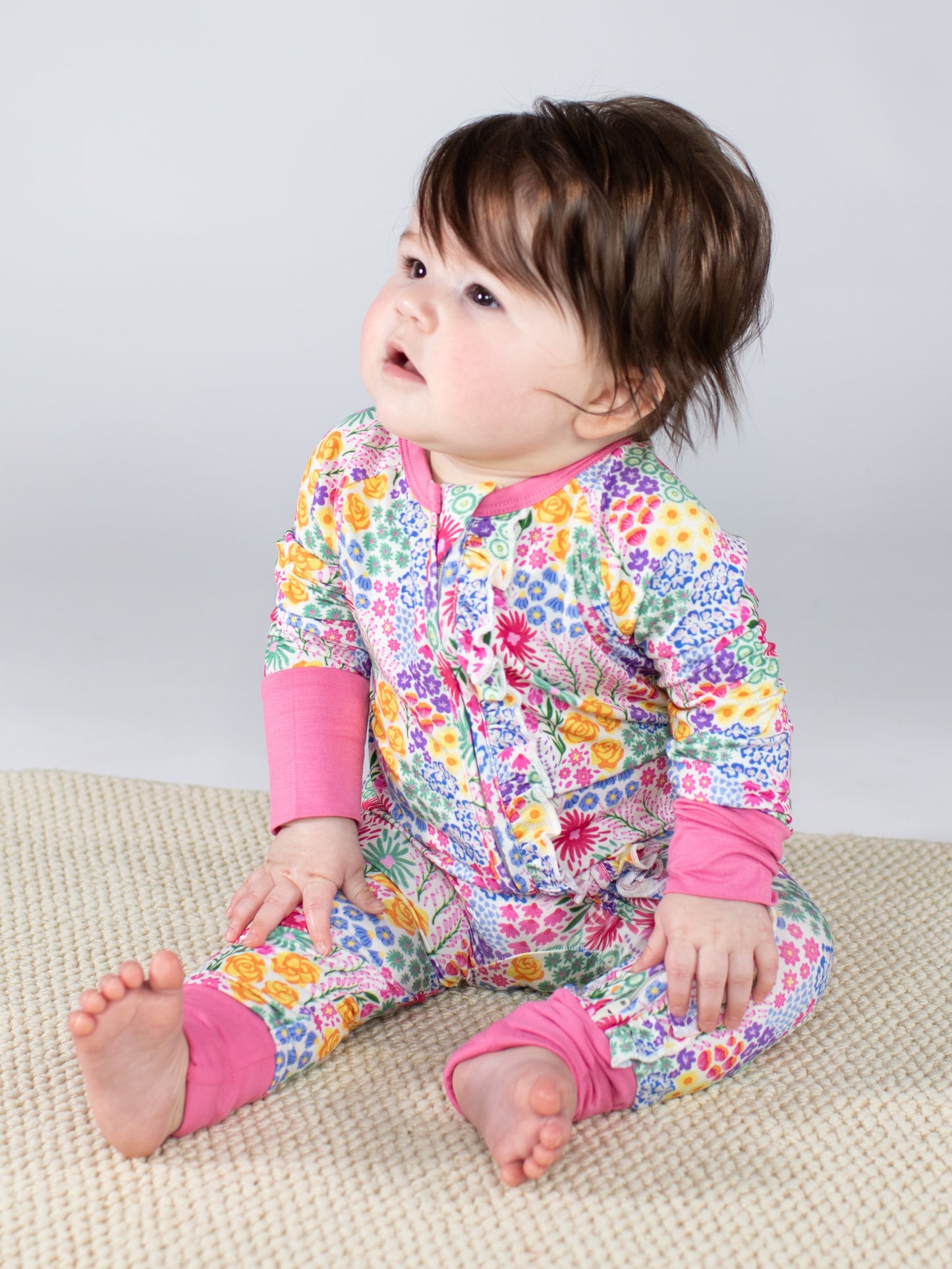 LS Zip PJ- Flower Fields