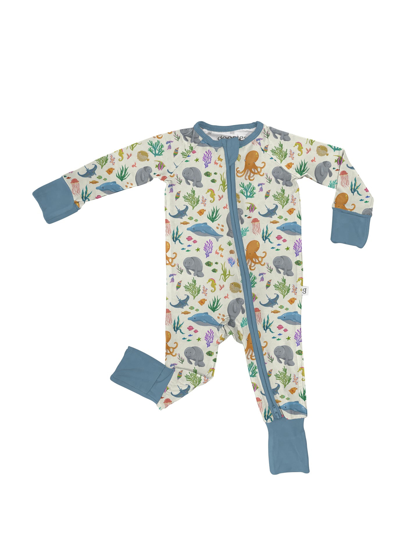 LS Zip PJ- Ocean Friends