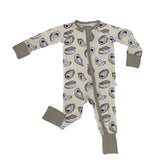 Convertible Zip Pajamas - Oysters