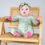 Convertible Zip Pajamas - Spring Chicken